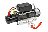Лебёдка электрическая 12V Electric Winch 12000 lbs 5443 кг (влагозащищенная, синтетический трос)