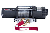 Лебёдка электрическая 12V Runva 4500A lbs (синтетический трос)